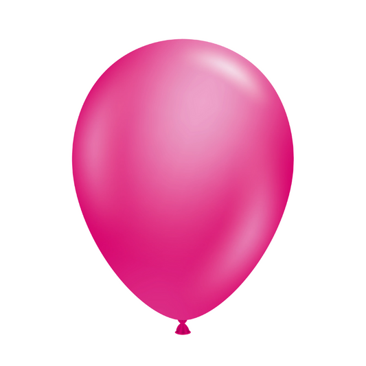 11" Tuftex Metallic Fuschia