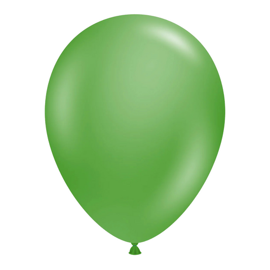 11" Tuftex Metallic Green