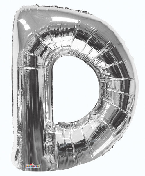 34" Silver letters