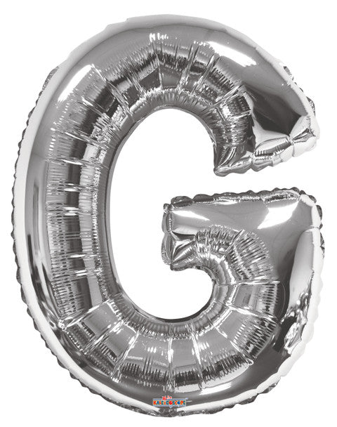34" Silver letters