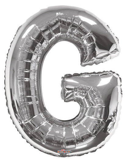34" Silver letters