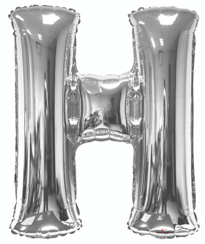34" Silver letters
