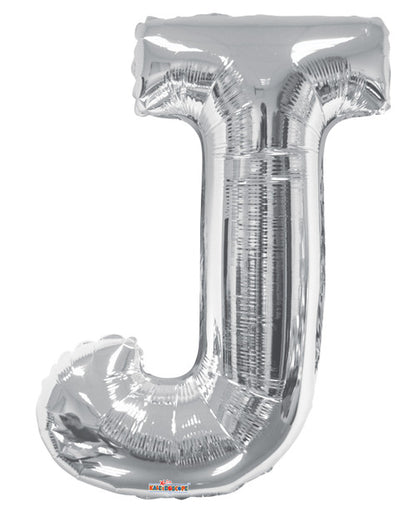 34" Silver letters