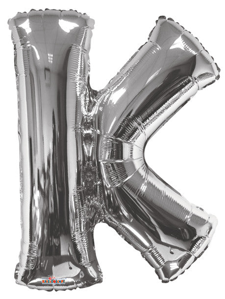 34" Silver letters