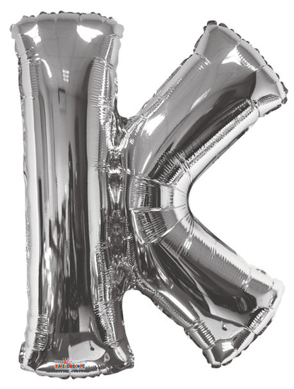 34" Silver letters
