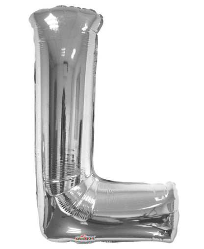 34" Silver letters