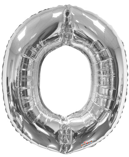 34" Silver letters