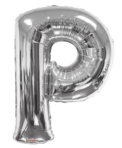 34" Silver letters