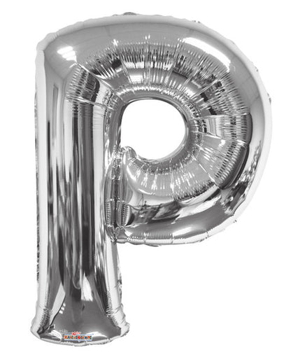 34" Silver letters
