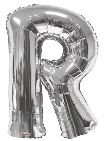 34" Silver letters