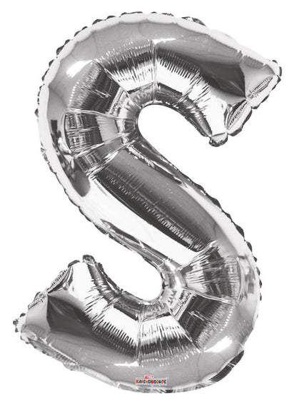 34" Silver letters