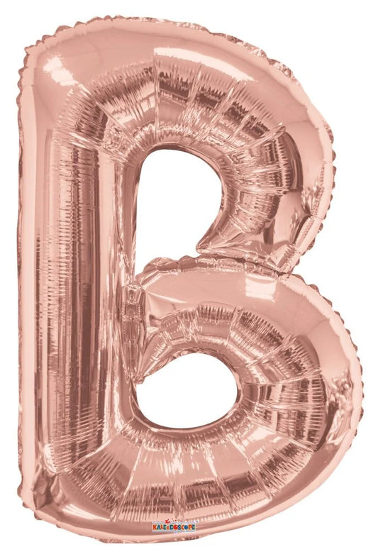 Rose Gold Letter B Anagram 34″ Balloon