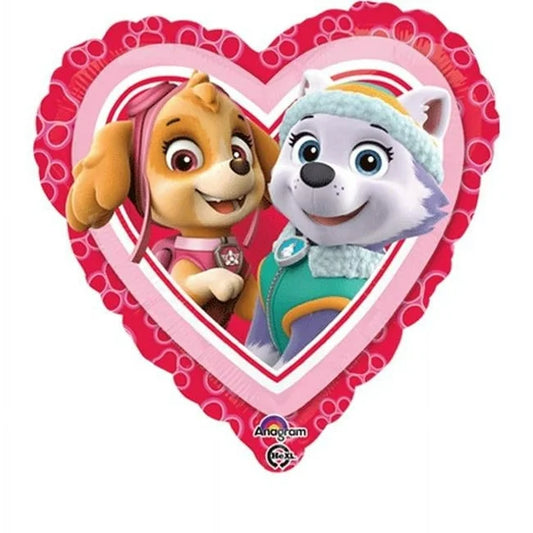 Paw Patrol Heart Shaped Balloon