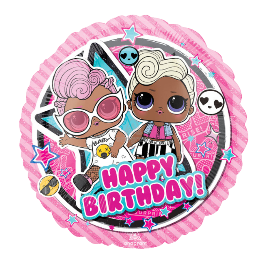 18"A Lol Glam Happy Birthday
