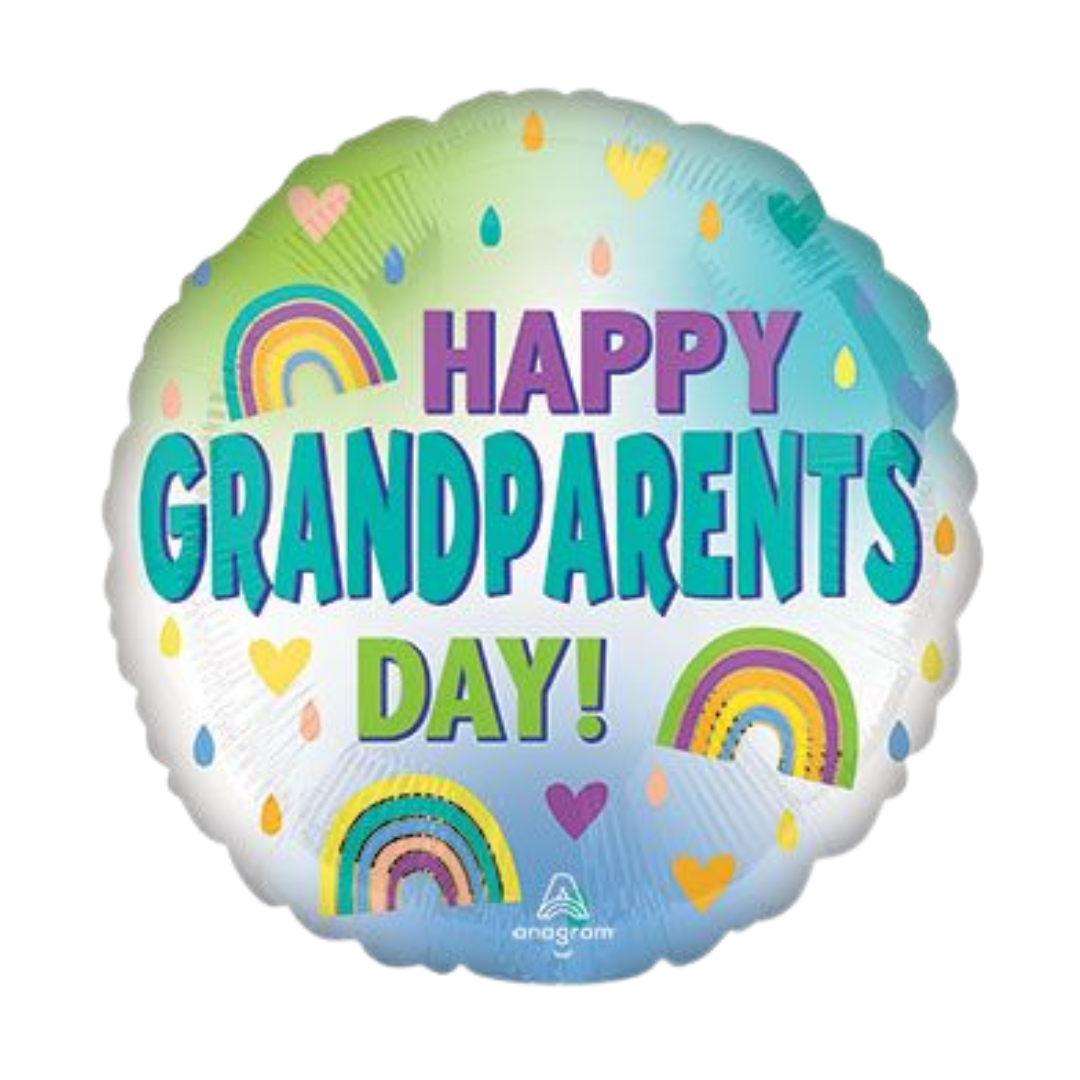 18C HAPPY GRANDPARENTS DAY RAINBOWS
