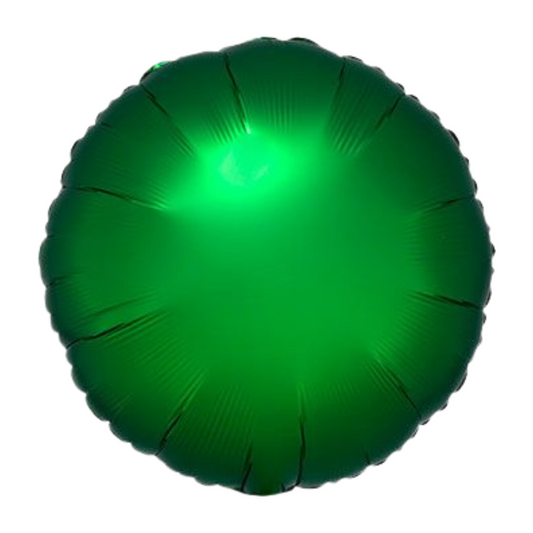 18" K Emerald Green Round