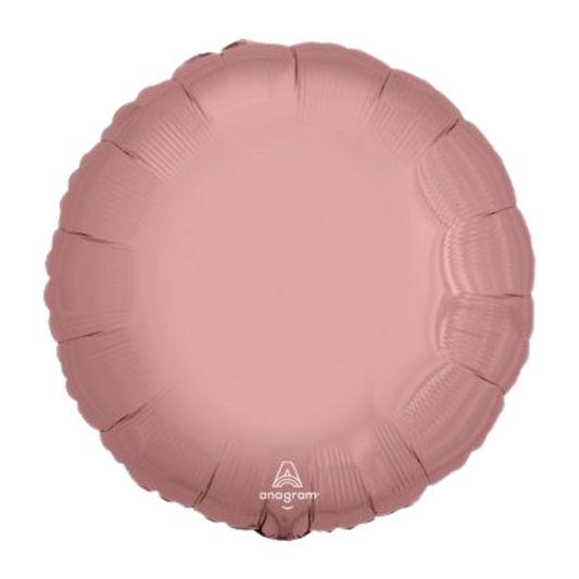 18" K Rose Gold Round