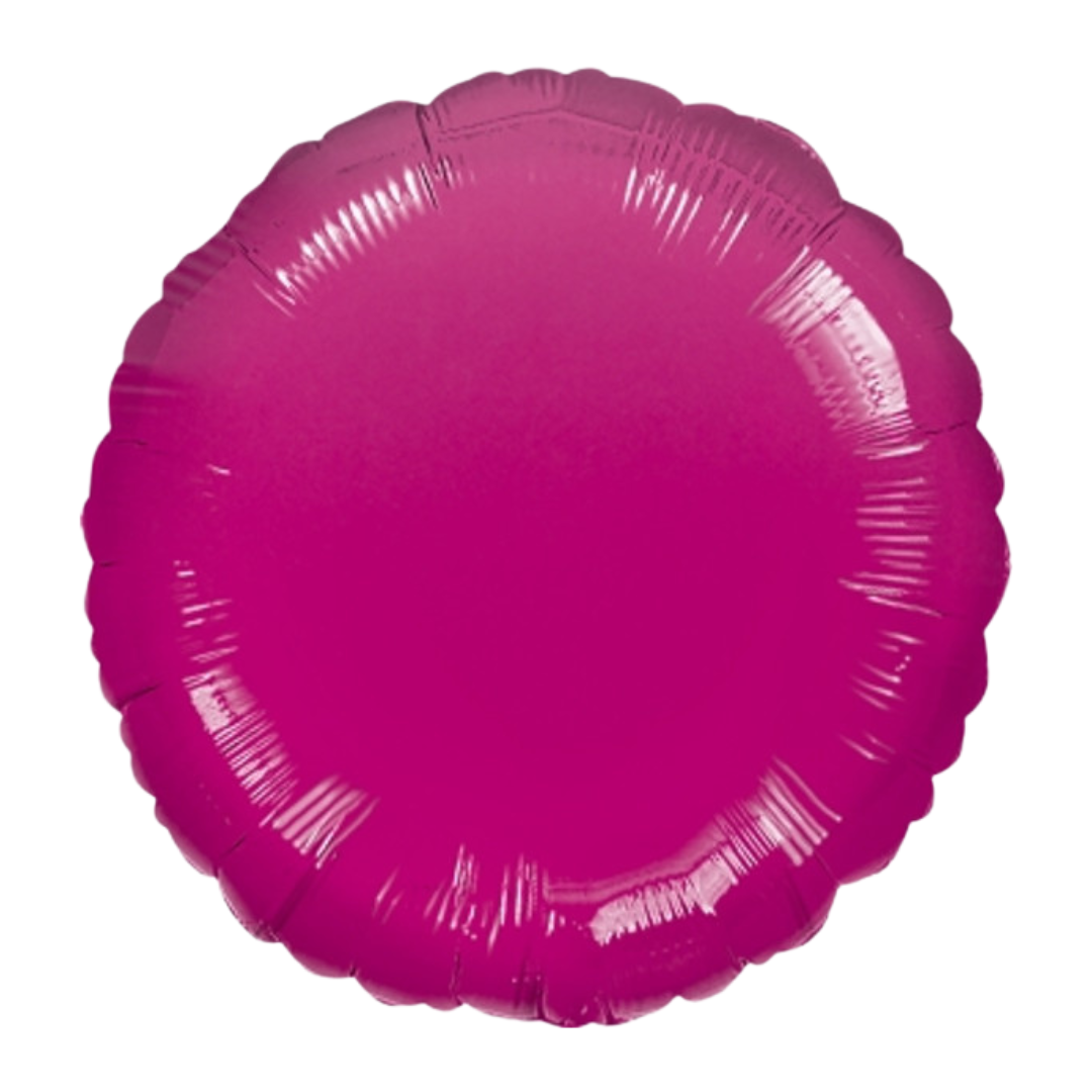 18" Pink Fuschia Round