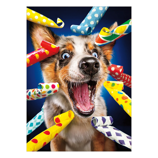 Happy Dog Party Blowers Birthday