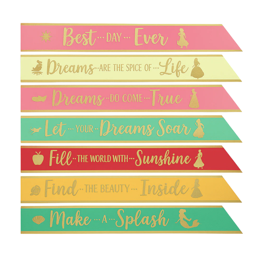 Disney Princess Sash Set
