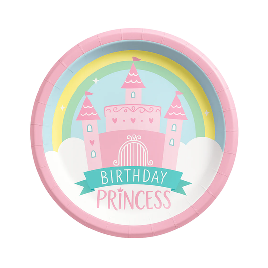 9" Birthday Princess Plate