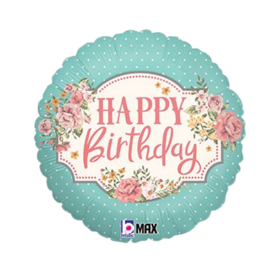 18" HB VINTAGE BIRTHDAY