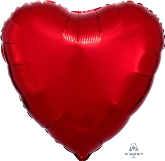 18"A Heart Red