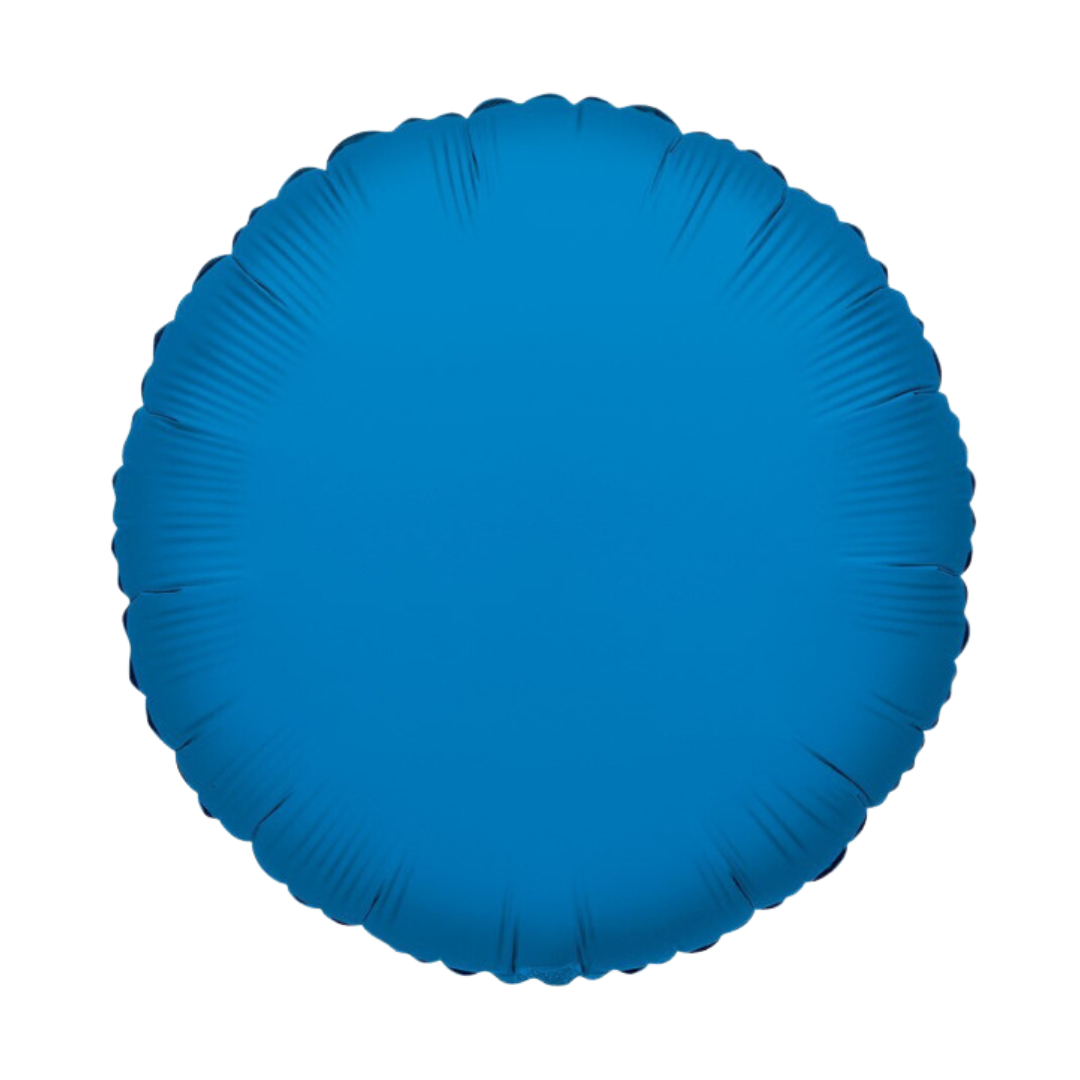 18" Royal Blue Round Foil Balloon