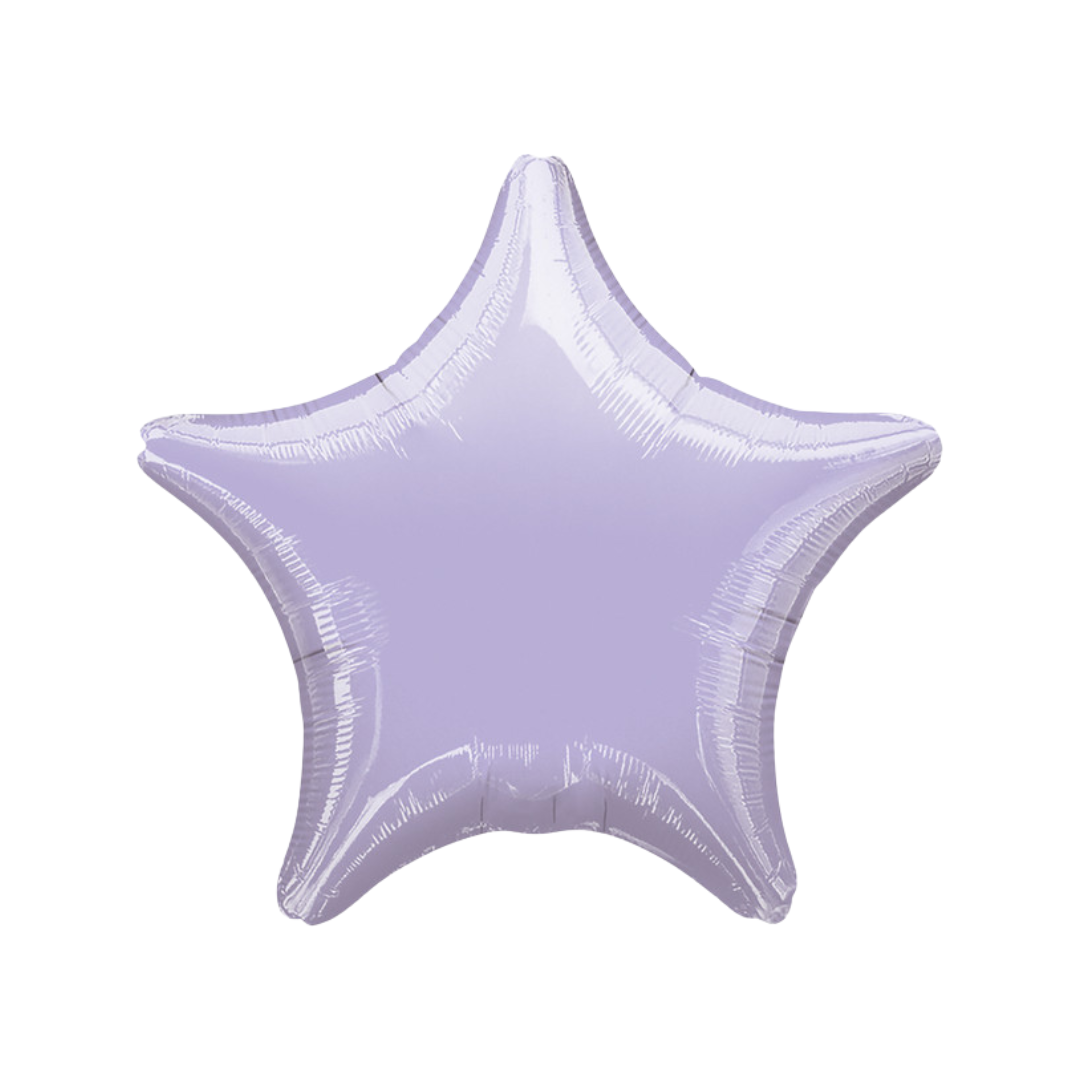 19"A Star Pastel Lilac Purple