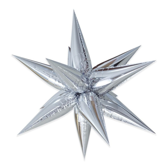 19" Silver Starburst