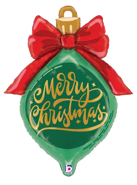 31"Merry Christmas Ornament Satin