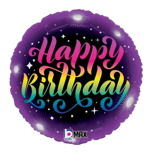 18"S Happy Birthday Neon