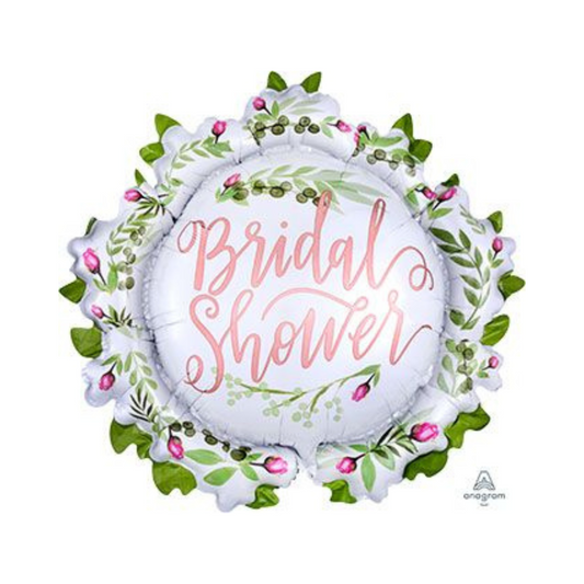 30" LOVE & LEAVES BRIDAL SHOWER SATIN LUXE