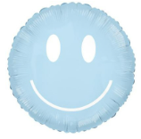 30" Smiley Face Friendly Blue