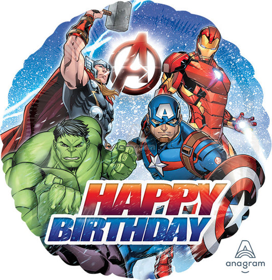 18"A Avengers Animated Happy Birthday