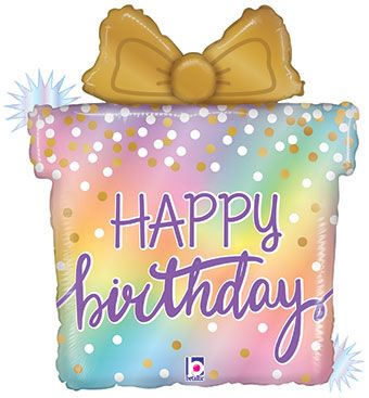 LRG SHP HB OPAL PRESENT 27"