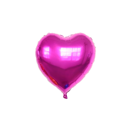 36" B Heart Dark Fuchsia