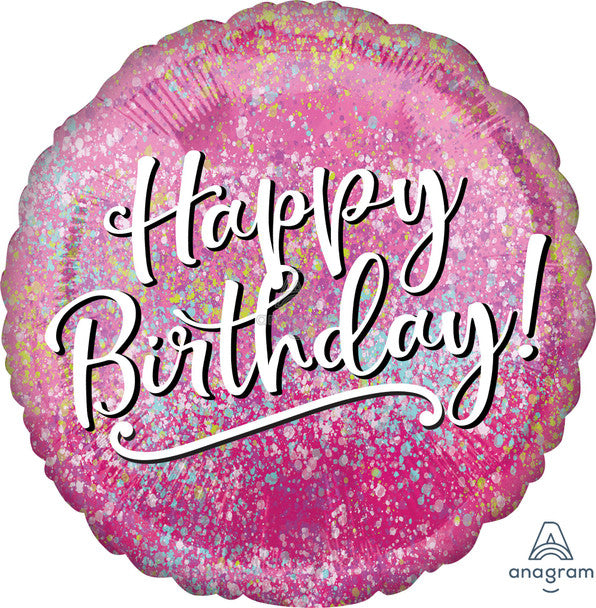 18"A Happy Birthday Pink Fabulous