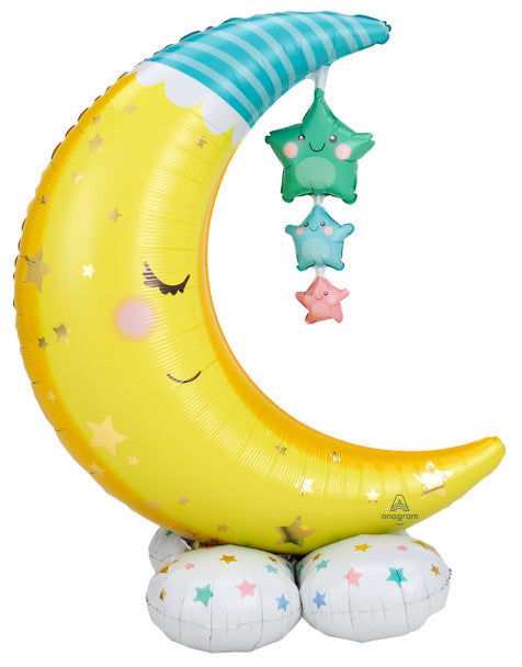 55"A Airloonz Moon & Stars