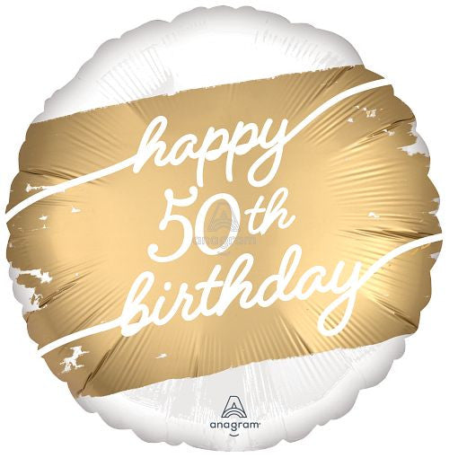 18"A Happy Birthday Golden Age 50