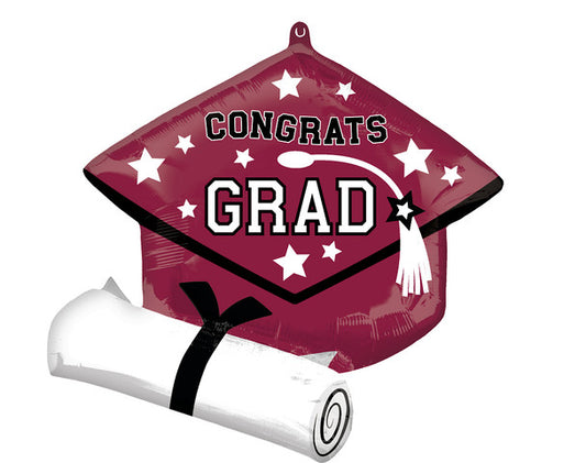 25"A Congrats Grad Be True To School Berry