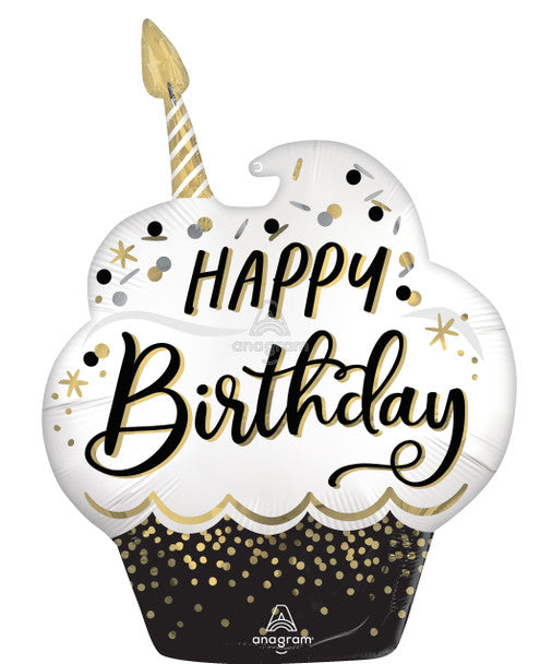 29"A Happy Birthday Cupcake Wishes BSG
