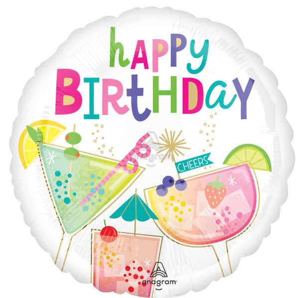 18"A Happy Birthday Cocktail Surprise Party