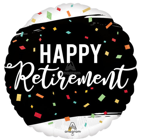 18"A Happy Retirement Confetti