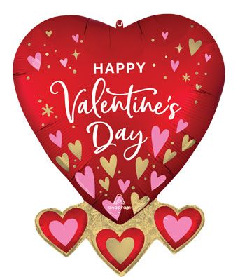 LRG  HVD SATIN HEARTFELT ELEGANCE 27"