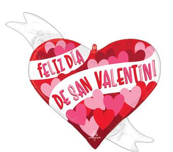 LRG SHP HVD FELIZ DIA PLAYFUL DE SAN VALENTIN 28"