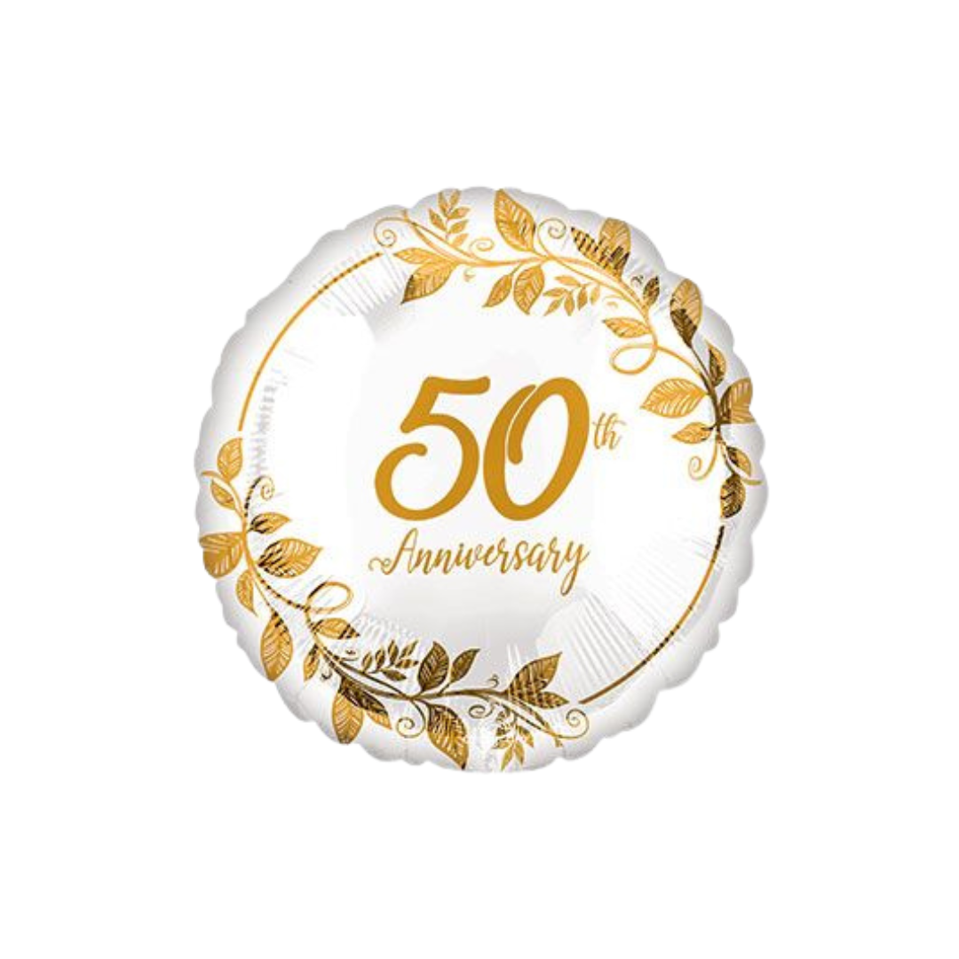 18" HAPPY 50TH ANNIVERSARY