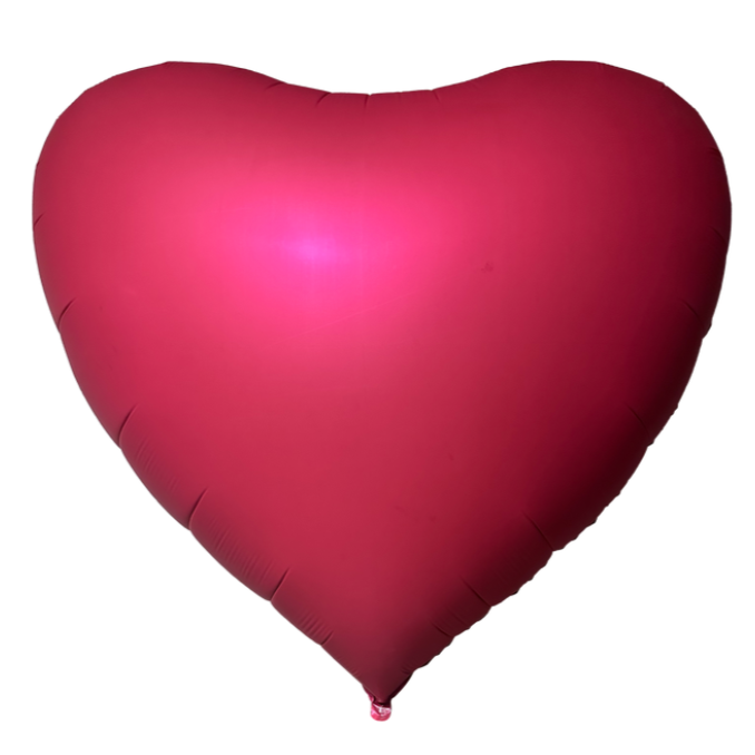 68"B Giant Heart Red Matte