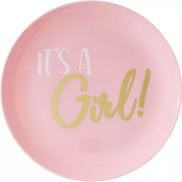 Its A Girl! 20ct Plates