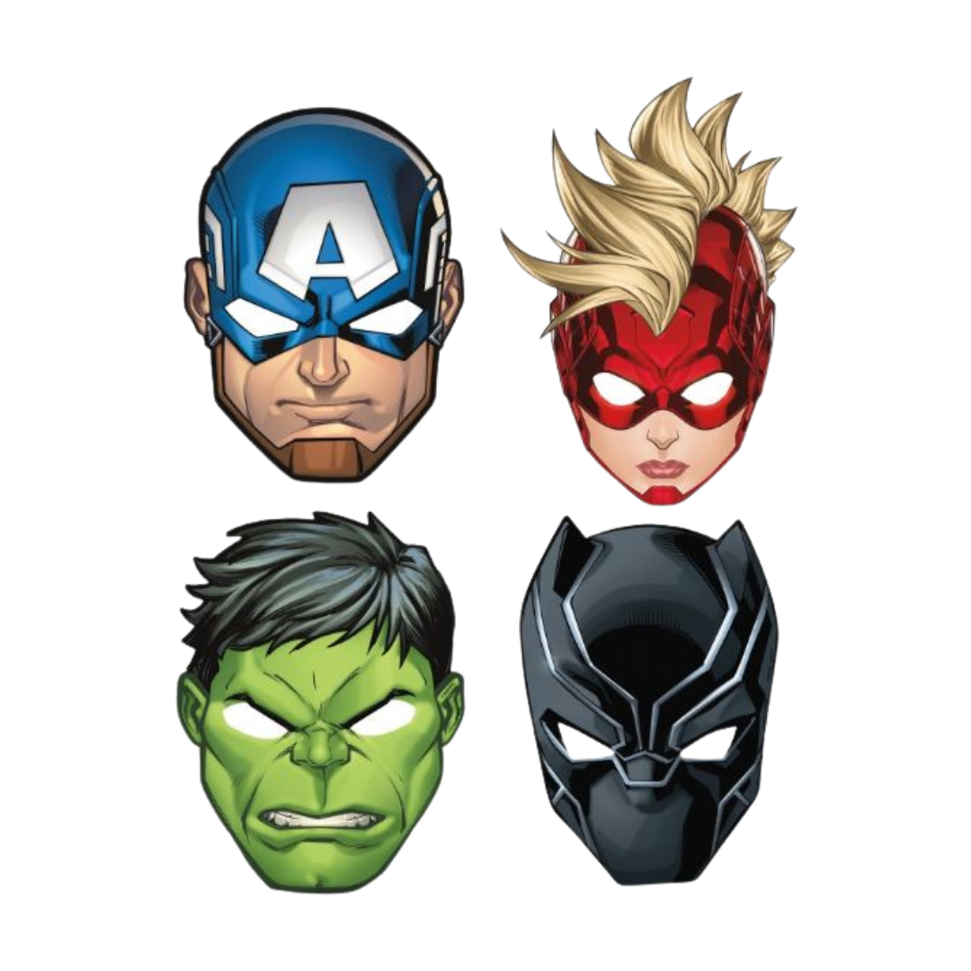 Avengers Masks 8ct